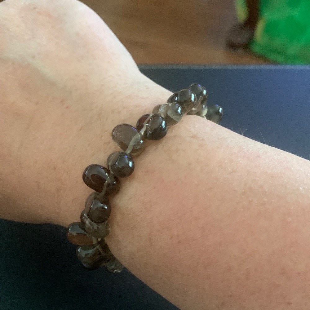 Elegant Smoky Quartz Bracelet